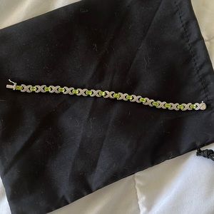 Peridot Sterling Silver Woman’s Bracelet